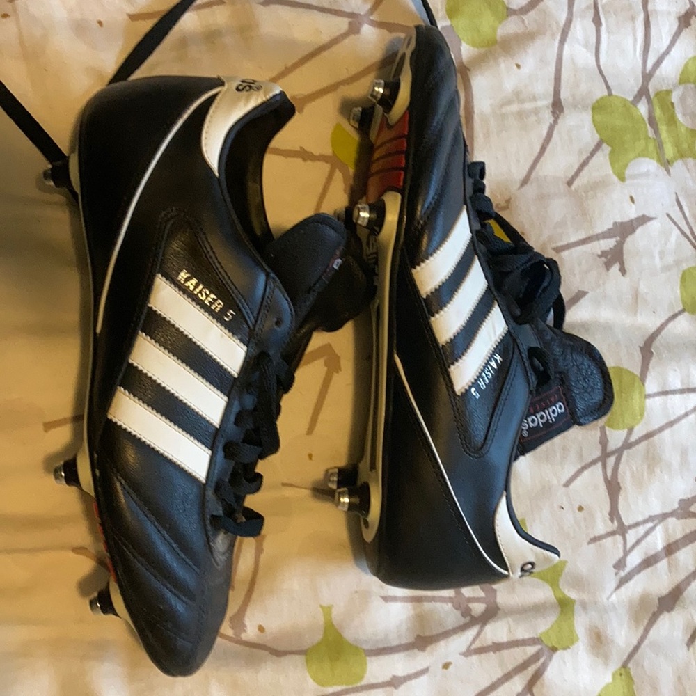 Adidas Kaiser 5 soccer cleats.